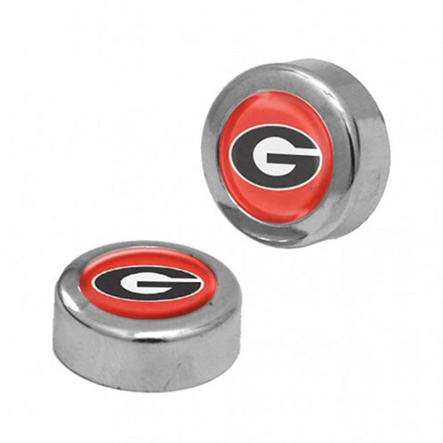 Georgia Bulldogs Domed Screw Caps