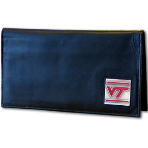 Virginia Tech Hokies Leather Checkbook Cover