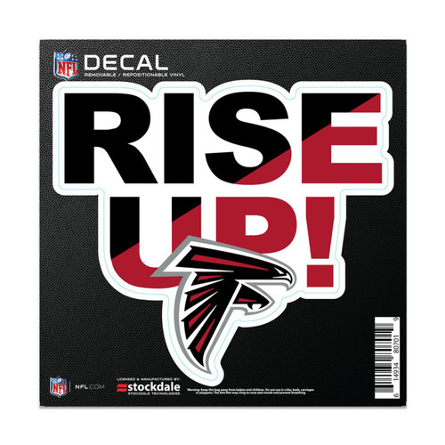 Atlanta Falcons 6" x 6" All Surface Slogan Decal