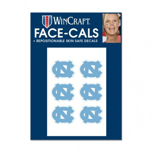 North Carolina Tar Heels Tattoo Face Decals