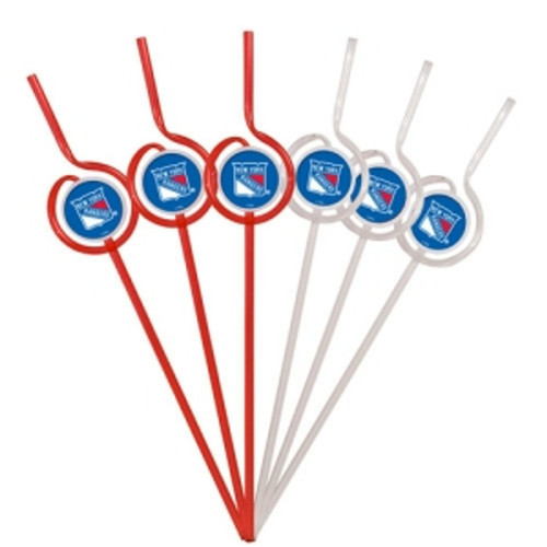 New York Rangers Team Sipper Straws