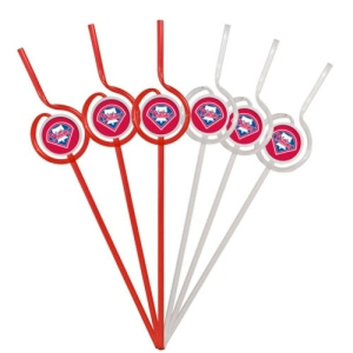 Philadelphia Phillies Team Sipper Straws