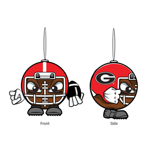 Georgia Bulldogs Ball Head Ornament