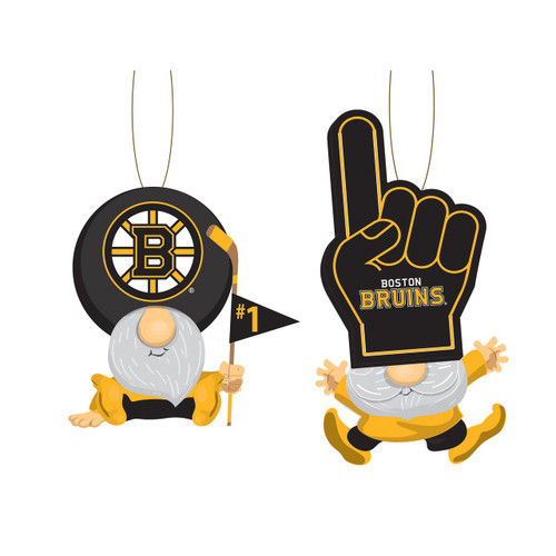 Boston Bruins 2-Pack Gnome Ornament