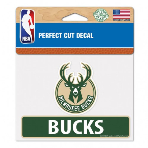 Milwaukee Bucks Wincraft Perfect Cut Color Decal