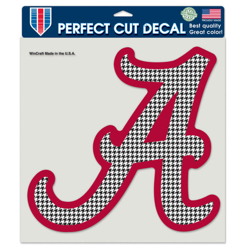 Alabama Crimson Tide Houndstooth Perfect Cut Color Decal