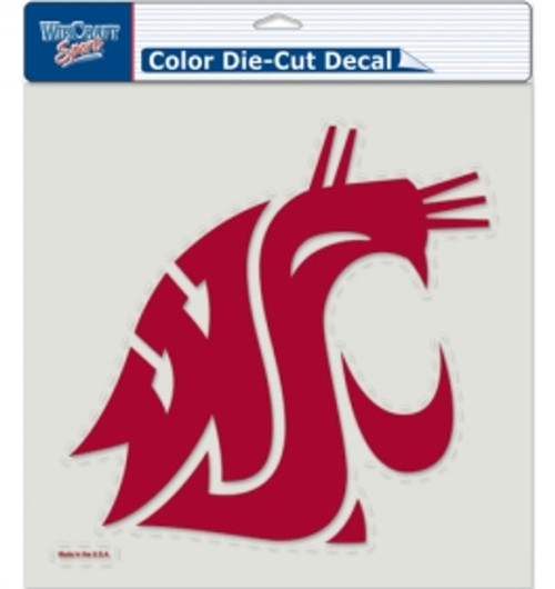 Washington State Cougars Wincraft Perfect Cut Color Decal
