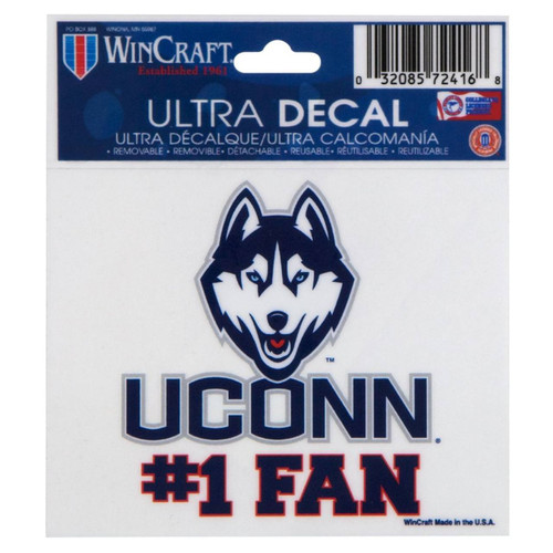 Connecticut Huskies Perfect Cut Color Decal