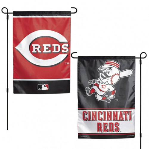 Cincinnati Reds 12" x 18" 2-Sided Garden Flag