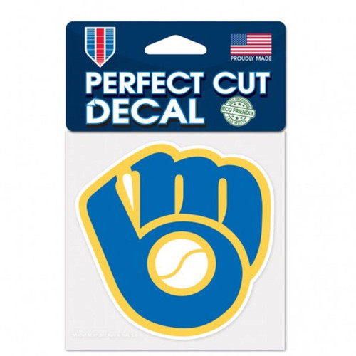 Milwaukee Brewers MLB Perfect Cut Color Decal