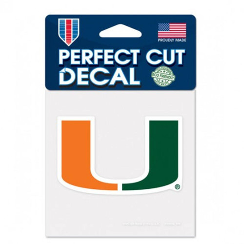 Miami Hurricanes Perfect Cut Color Decal