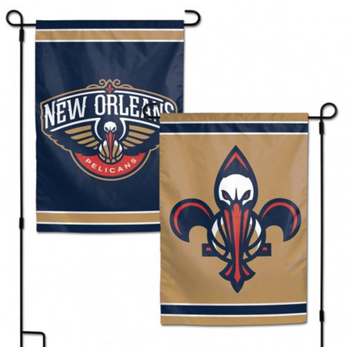 New Orleans Pelicans 12" x 18" 2-Sided Garden Flag