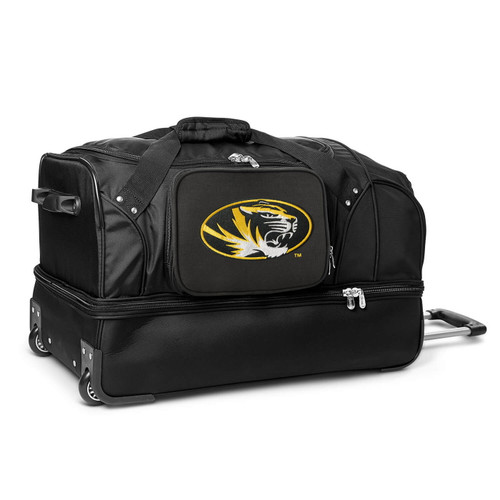 Missouri Tigers 27" Drop Bottom Wheeled Duffle Bag