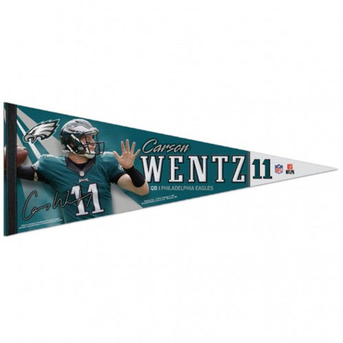 Philadelphia Eagles Wentz 12" x 30" Premium Pennant
