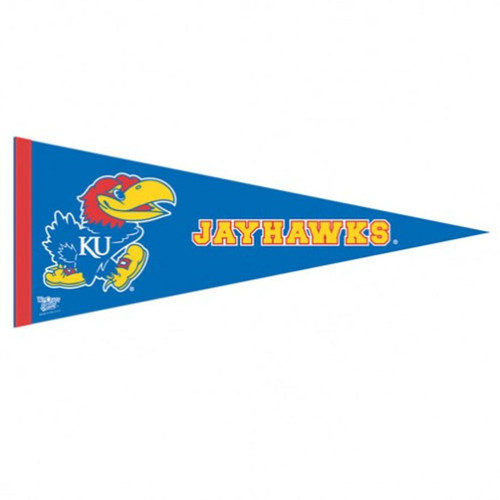 Kansas Jayhawks 12" x 30" Premium Pennant