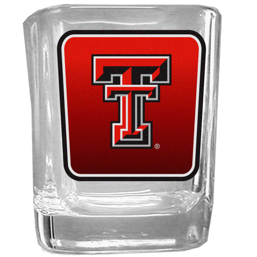 Texas Tech Red Raiders Square Glass Shot Glass
