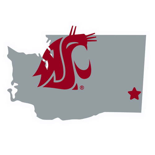 Washington State Cougars Home State 11" Magnet