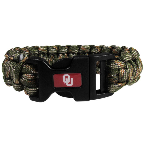 Oklahoma Sooners Camo Survivor Bracelet