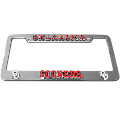 Oklahoma Sooners License Plate Frame