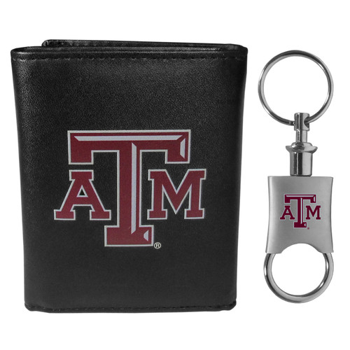 Texas A&M Aggies Tri-fold Wallet & Valet Key Chain
