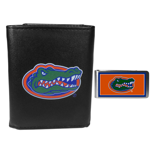 Florida Gators Tri-fold Wallet & Color Money Clip