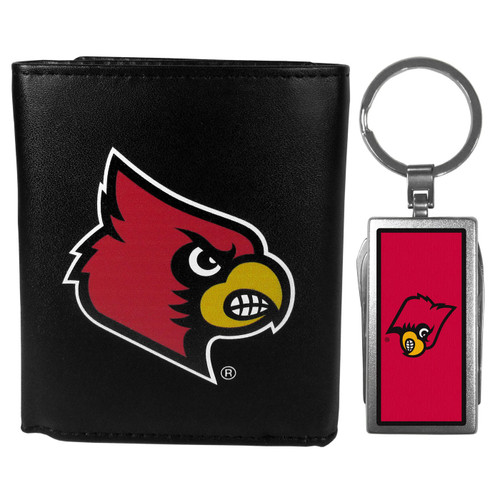 Louisville Cardinals Tri-fold Wallet & Multitool Key Chain