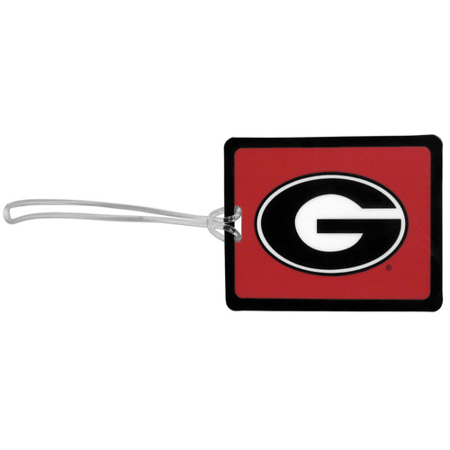 Georgia Bulldogs Vinyl Luggage Tag