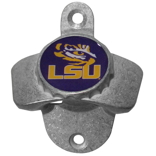 LSU Tigers Wall Mounted Bottle Opener