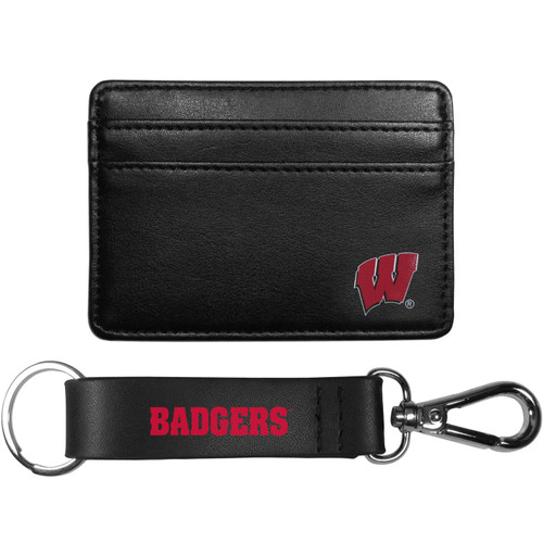 Wisconsin Badgers Weekend Wallet & Strap Key Chain