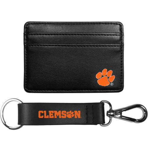 Clemson Tigers Weekend Wallet & Strap Key Chain