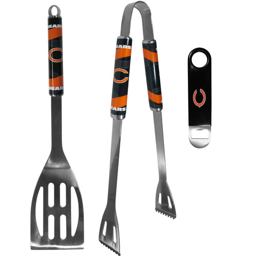 Chicago Bears 2 Piece BBQ Set and Bottle Opener