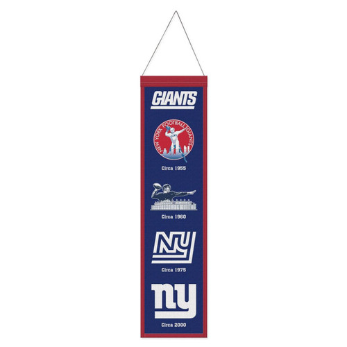New York Giants 8" x 32" Evolution Wool Banner