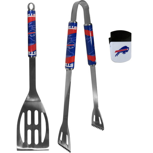 Buffalo Bills 2 Piece BBQ Set and Chip Clip