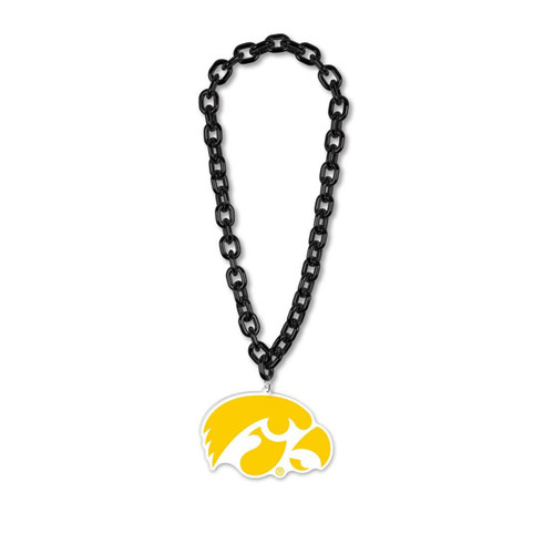 Iowa Hawkeyes Big Fan Chain Necklace