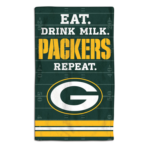 Green Bay Packers Baby Burp Cloth