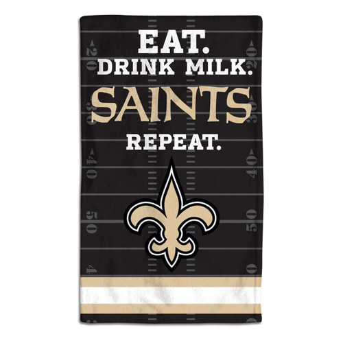 New Orleans Saints Baby Burp Cloth