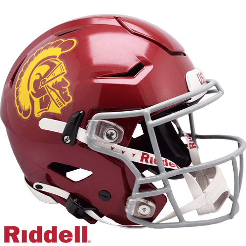 USC Trojans Riddell Authentic Full Size SpeedFlex Style Football Helmet