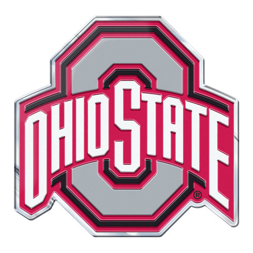 Ohio State Buckeyes Color Alternate Logo Car Emblem