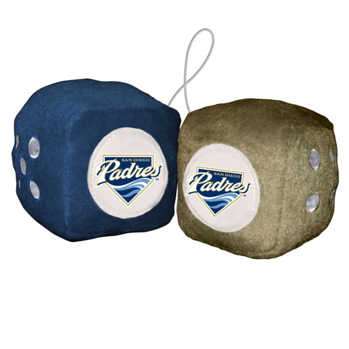 San Diego Padres Alternate Logo Fuzzy Dice