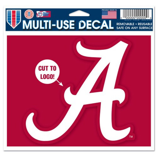 Alabama Crimson Tide Logo Multi-Use Color Decal