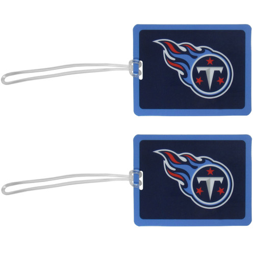 Tennessee Titans Vinyl Luggage Tag - 2 Pack