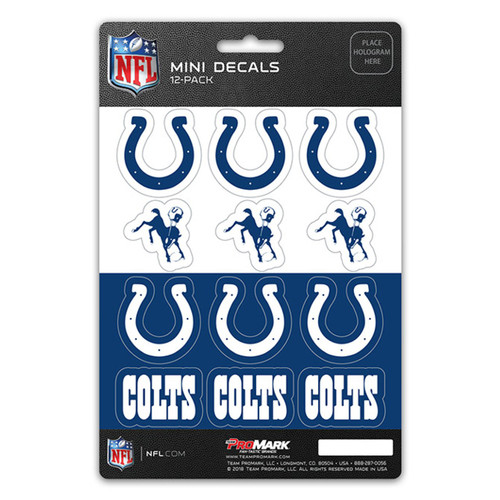 Indianapolis Colts Mini Decal Set - 12 Pack