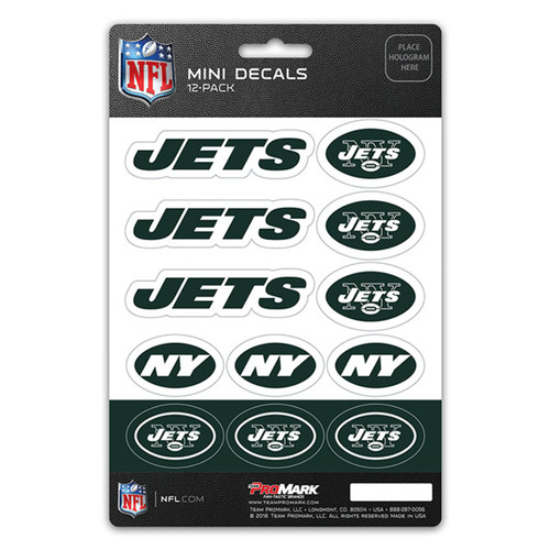 New York Jets Mini Decal Set - 12 Pack