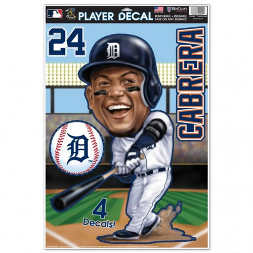 Detroit Tigers Miguel Cabrera Multi-Use Decal