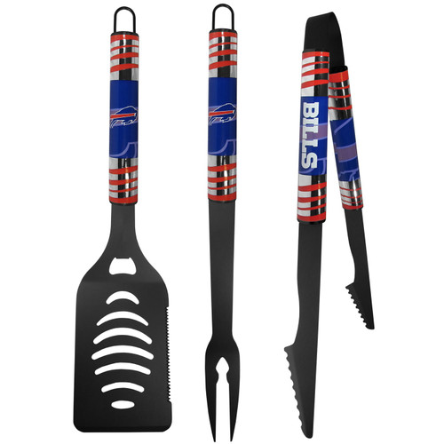 Buffalo Bills 3 Piece Black Tailgater BBQ Set
