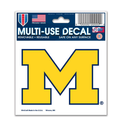 Michigan Wolverines Multi-Use Decal