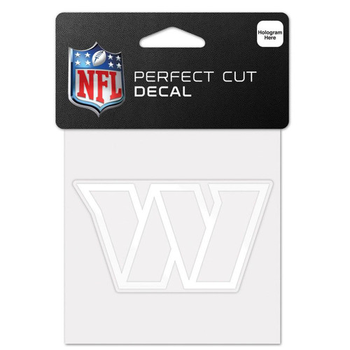 Washington Commanders Perfect Cut White Decal