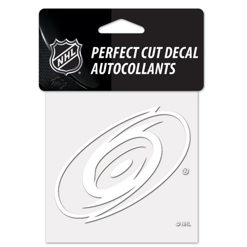 Carolina Hurricanes Perfect Cut White Decal