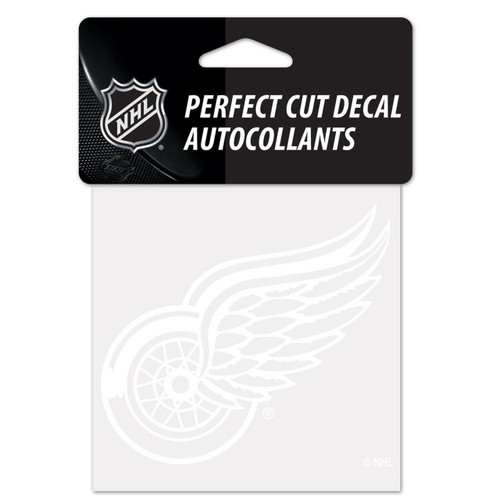 Detroit Red Wings Perfect Cut White Decal