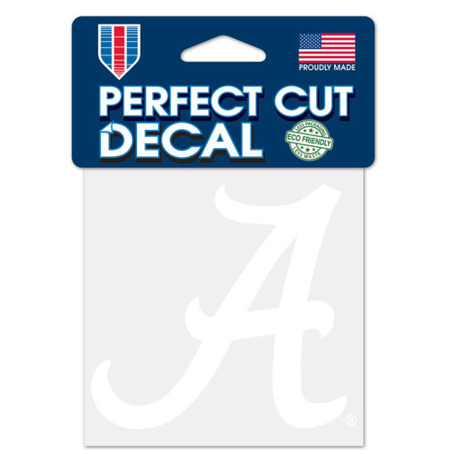 Alabama Crimson Tide Perfect Cut White Decal